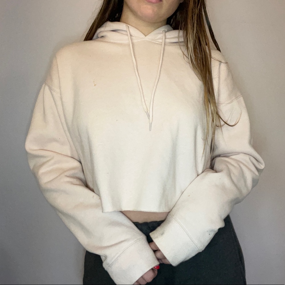 urban outfitter cropped hoodie